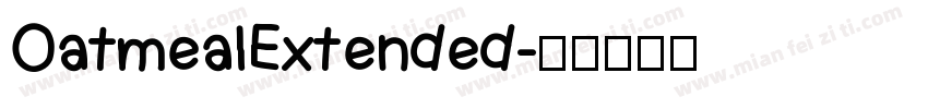 OatmealExtended字体转换