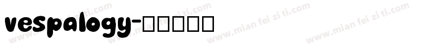 vespalogy字体转换