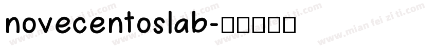 novecentoslab字体转换