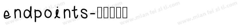 Endpoints字体转换