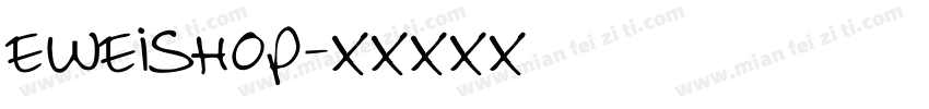 eweishop字体转换