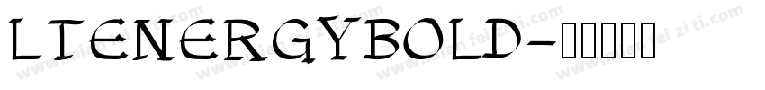 LTENERGYBOLD字体转换