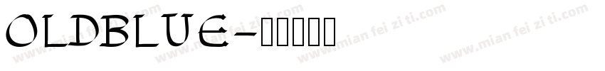 OLDBLUE字体转换
