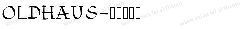OLDHAUS字体转换
