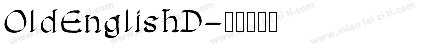 OldEnglishD字体转换