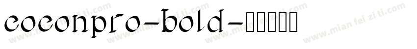 coconpro-bold字体转换
