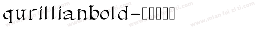 qurillianbold字体转换 qurillianbold字体转换