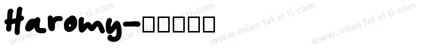 Haromy字体转换