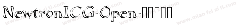 NewtronICG-Open字体转换