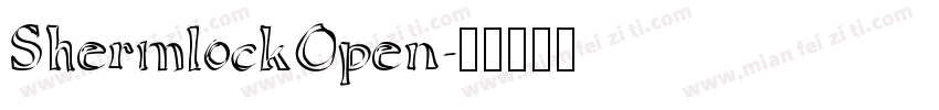 ShermlockOpen字体转换