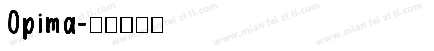 Opima字体转换