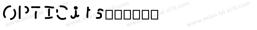 OPTICits字体转换