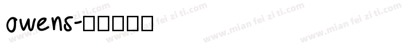 owens字体转换