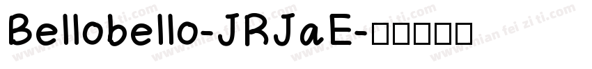 Bellobello-JRJaE字体转换