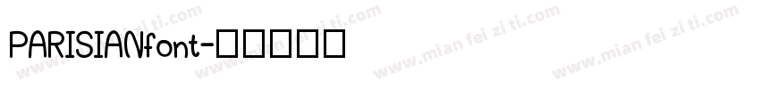 PARISIANfont字体转换