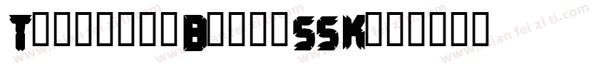 TerminusBlackSSK字体转换