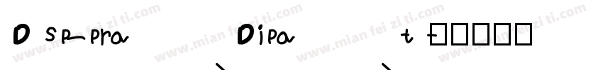 DSP_PraDiPat字体转换