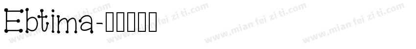 Ebtima字体转换