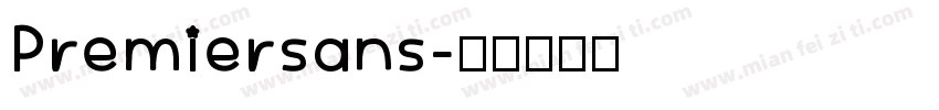 Premiersans字体转换
