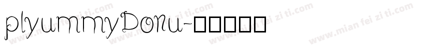 plyummyDonu字体转换