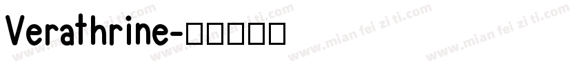 Verathrine字体转换