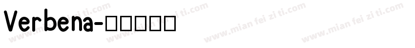 Verbena字体转换