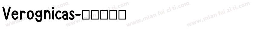 Verognicas字体转换