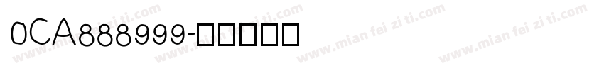 OCA888999字体转换
