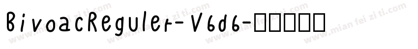 BivoacReguler-V6d6字体转换