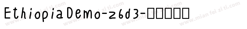 EthiopiaDemo-z6d3字体转换