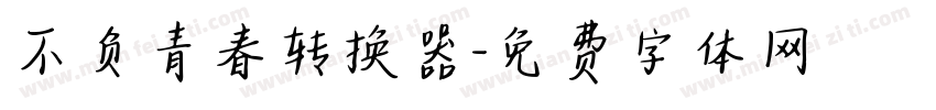 不负青春转换器字体转换