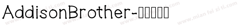 AddisonBrother字体转换