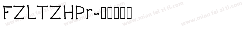 FZLTZHPr字体转换