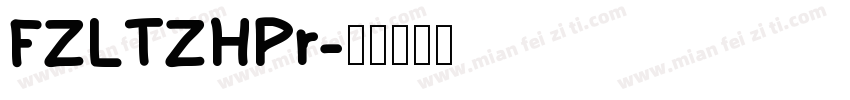 FZLTZHPr字体转换