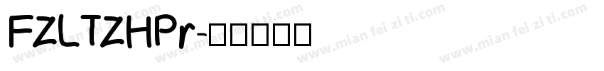 FZLTZHPr字体转换