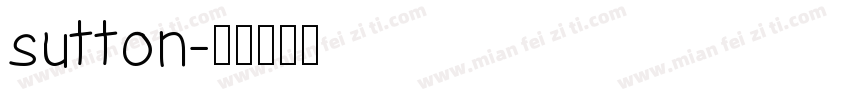 sutton字体转换
