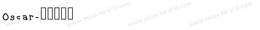 Oscar字体转换