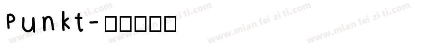 Punkt字体转换