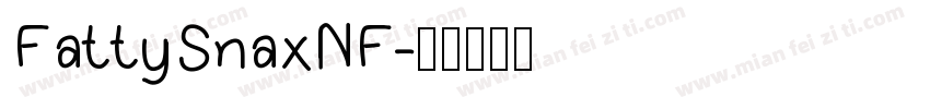 FattySnaxNF字体转换