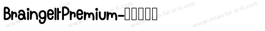 BraingeltPremium字体转换