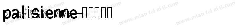 palisienne字体转换