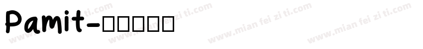 Pamit字体转换