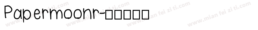 Papermoonr字体转换