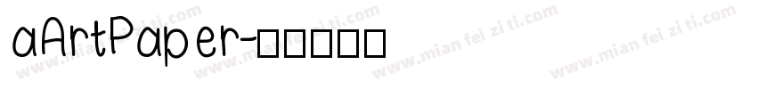 aArtPaper字体转换