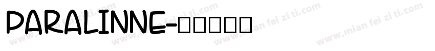 PARALINNE字体转换