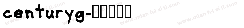 centuryg字体转换