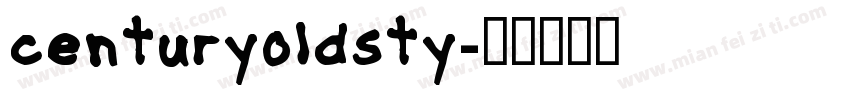 centuryoldsty字体转换