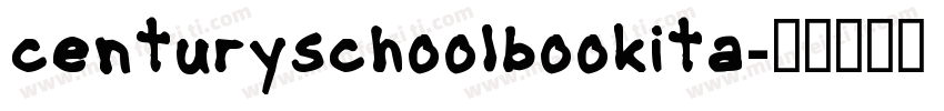 centuryschoolbookita字体转换