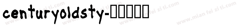 centuryoldsty字体转换