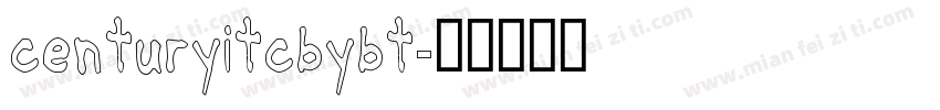 centuryitcbybt字体转换